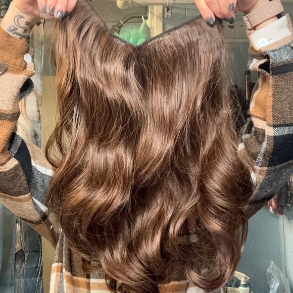 NWT 2 Halo Wire Hair Extensions - Picture 3 of 8